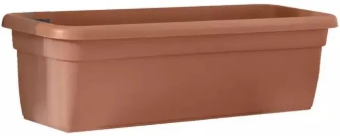 Samozavlažovací truhlík SIENA- terracota 17x60 cm