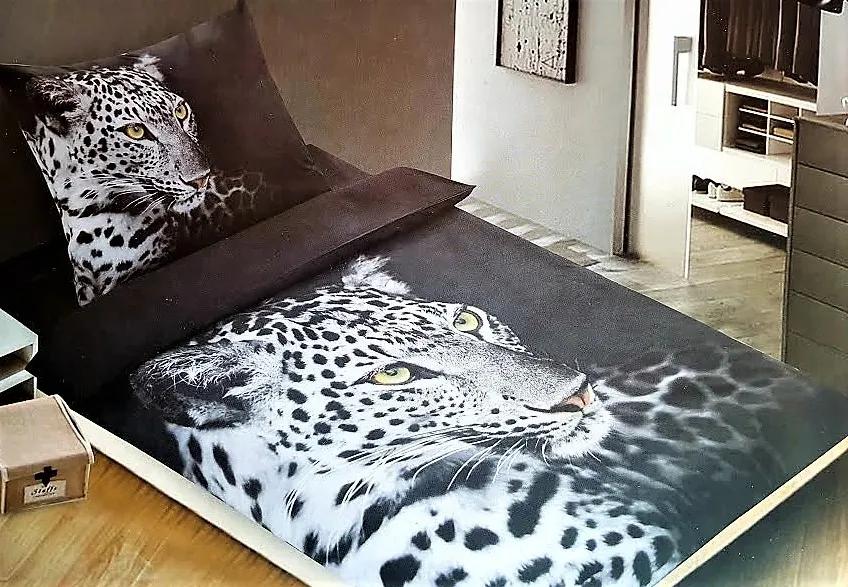 HoD Obliečky 3D Jaguar Mikrovlákno 70×90 140x200 cm