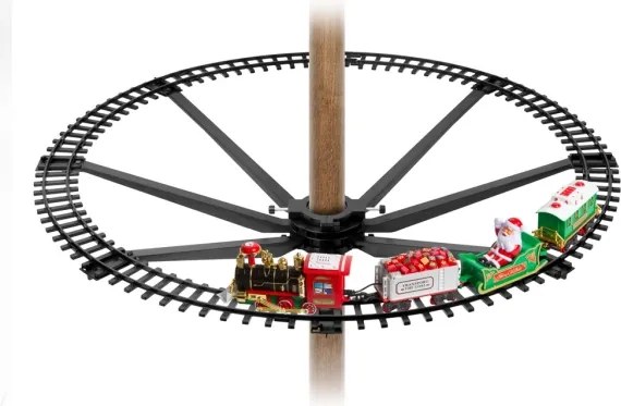 LED Vianočná dekorácia 10xLED/4xAA vlak