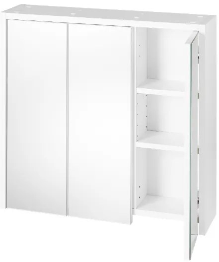 Livarno home Zrkadlová skrinka, biela, 64 x 61 x 16 cm (100392747)