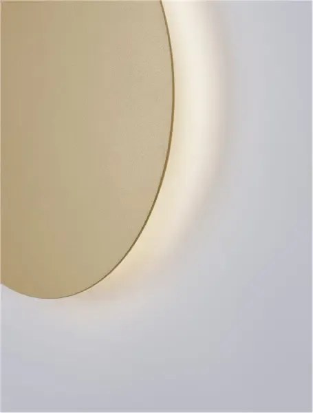 LED nástenné svietidlo Cyrcle 30 zlaté