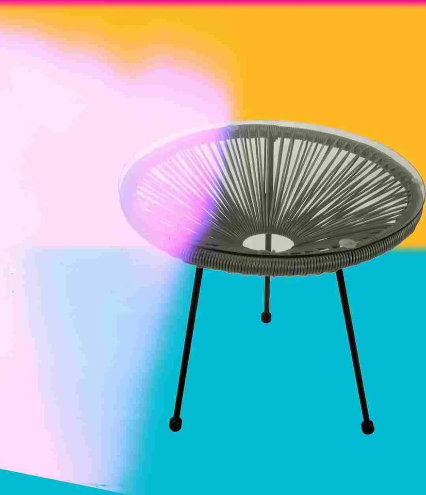 Záhradný stolík ACAPULCO - grafitový