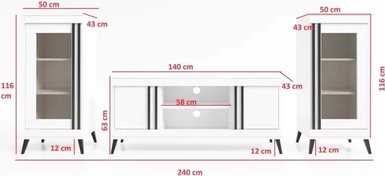 Obývacia stena KOSMO, trufla