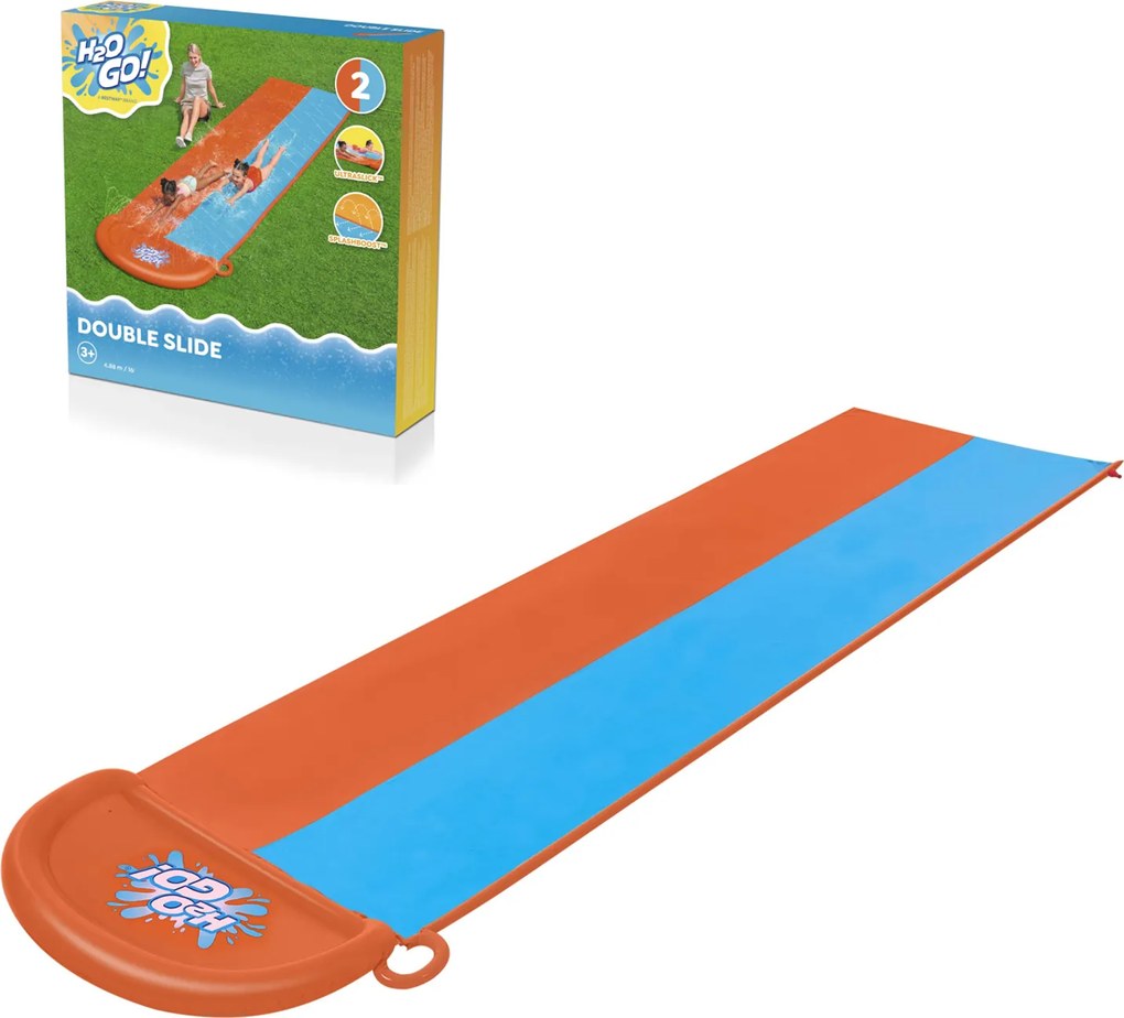 CH DVOJNÁSOBNÁ VODNÁ ŠMYKĽAVKA 488 CM *9085