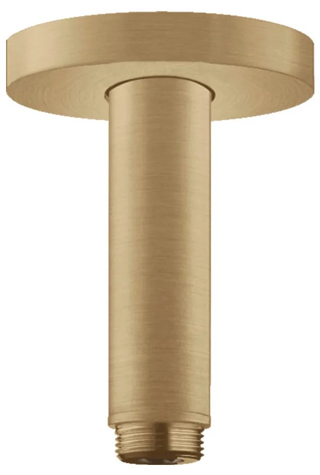 Hansgrohe Hansgrohe, prívod od stropu S 100 mm, kartáčovaný bronz, HAN-27393140