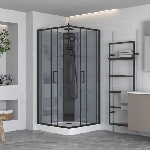 Sprchový box štvorec 90x90 cm SAT Project SATPROBOXQ90CT