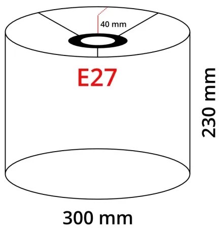 LED stojacia lampa TUNJA 1xE27/20W/230V pr. 30 cm matný chróm/hnedá