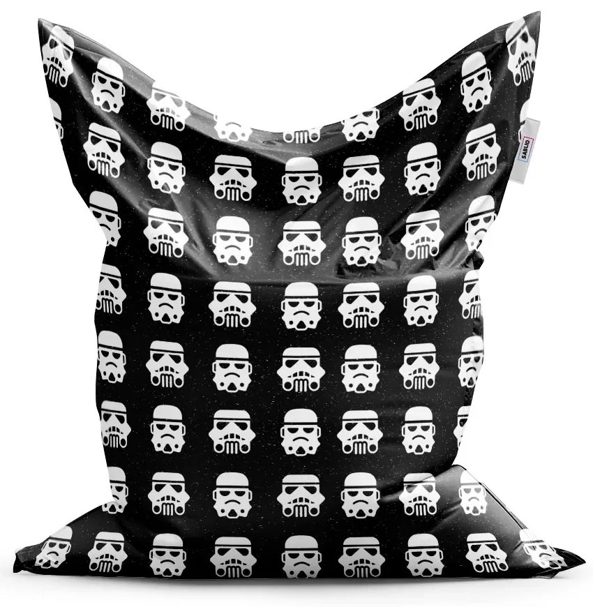 Sablio Sedací vak Star Wars Stormtrooper Pattern - 150x100 cm