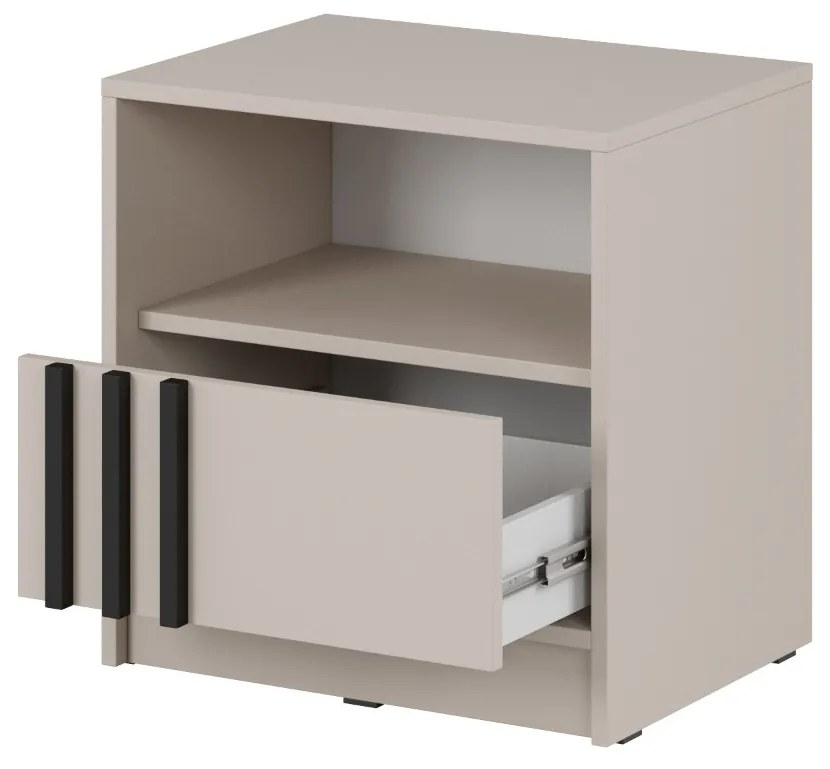 NOČNÝ STOLÍK LETIZIA S LAMELAMI KAŠMÍR