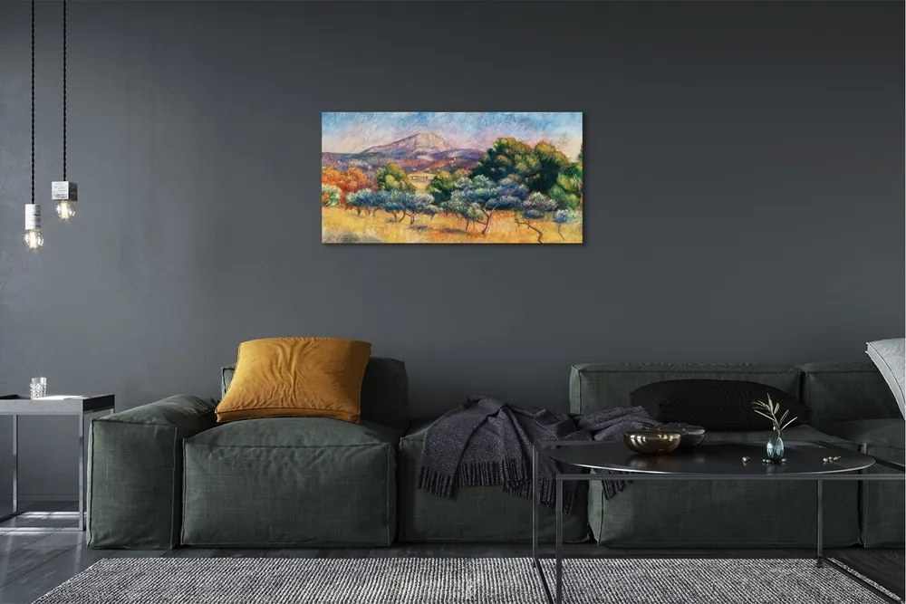 Obraz canvas Art maľoval jesenné pohľad 125x50 cm