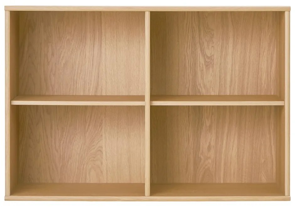 Závesná knižnica v dekore duba v prírodnej farbe 89x61 cm Mistral – Hammel Furniture