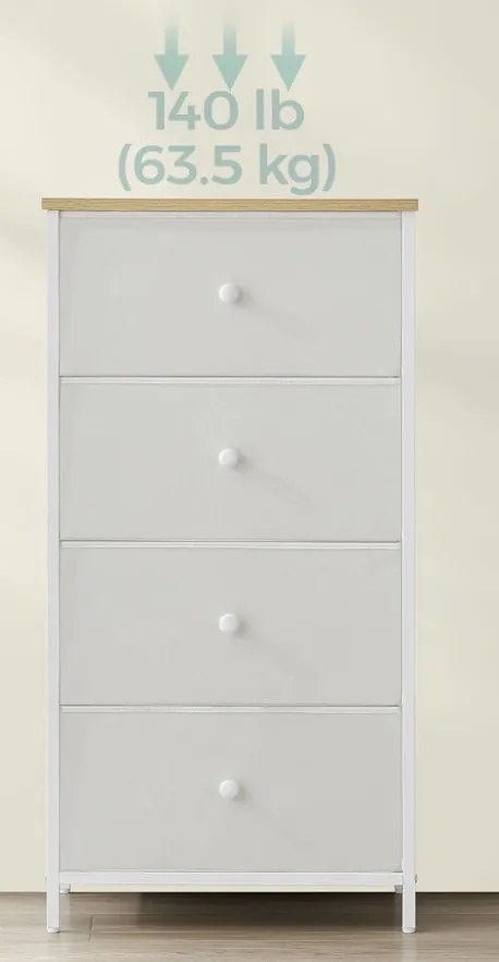 Komoda Parkes 91,7 cm biela
