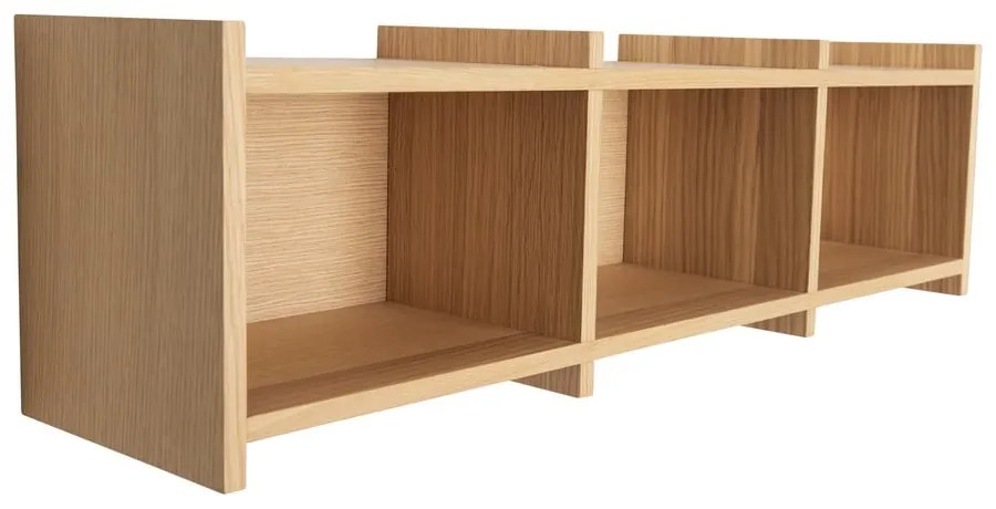Poschodová polica v dekore duba v prírodnej farbe 80 cm Focal – Hübsch