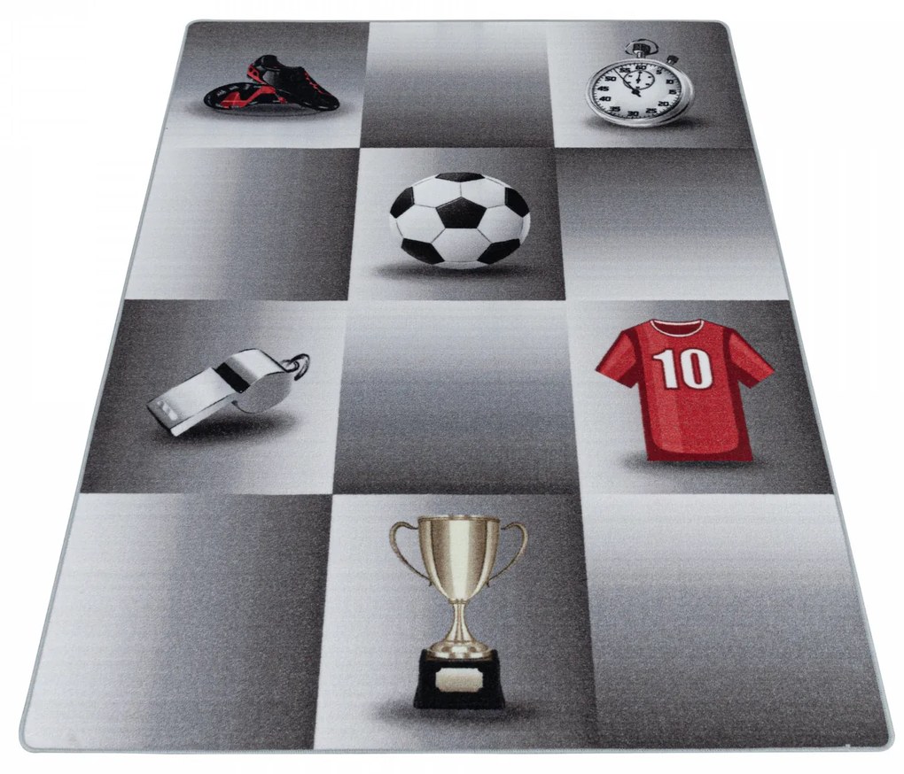 Ayyildiz, Kusový koberec Play 2906 grey, 140x200, šedá, detská izba