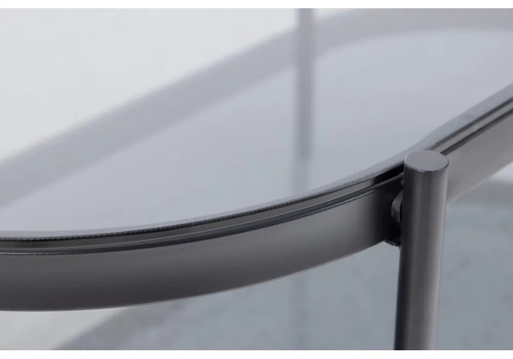 Konferenčný stolík so sklenenou doskou 95x50 cm Bayonne - Actona