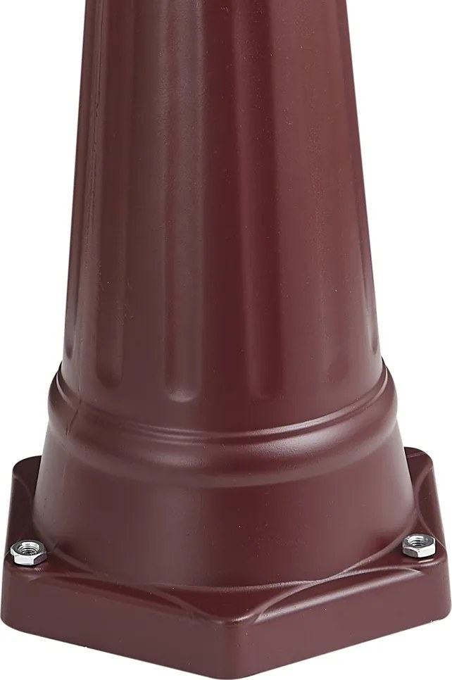 Klasická vonkajšia lampa tmavočervená 213 cm IP44 - Havana