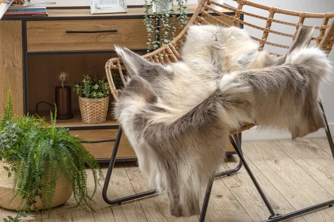 Koberec RENIFER POK012 PREMIUM sivý / béžový