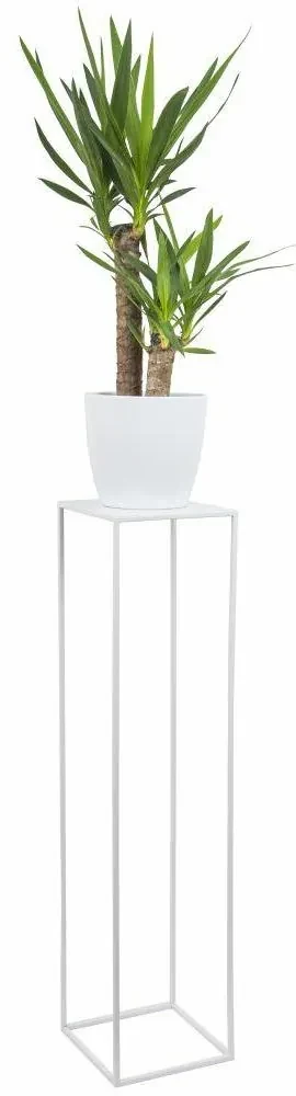 STOJAN NA KVETINÁČ SIMPLE 100X24X24 CM BIELA
