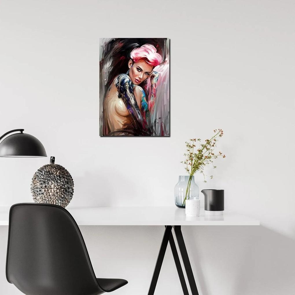 Gario Obraz na plátne Žena si zakrýva prsia - Dmitry Belov Rozmery: 40 x 60 cm
