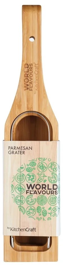 Bambusové strúhadlo na parmezán Kitchen Craft Italia