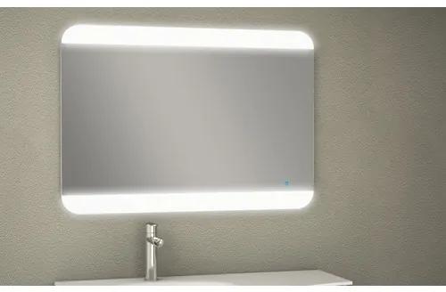 LED zrkadlo do kúpeľne s osvetlením 100 x 70 cm s dotykovým senzorom IP44