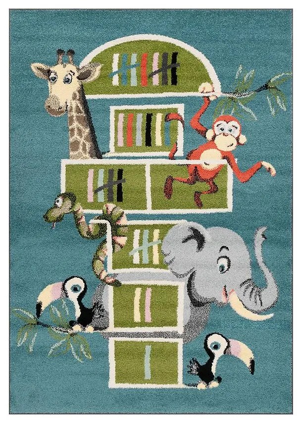 Koberec FD Funky Top Tom 1,33/1,8 azúrový