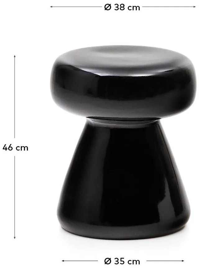 Okrúhly odkladací stolík ø 38 cm Manya – Kave Home