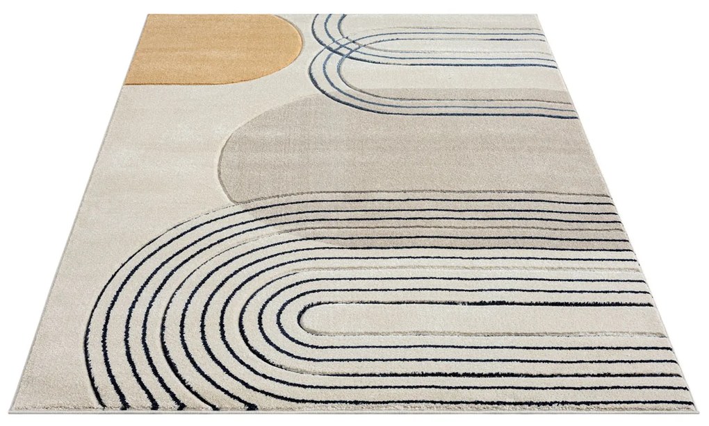 Dekorstudio Moderný koberec BONITO 7157 béžový Rozmer koberca: 160x230cm
