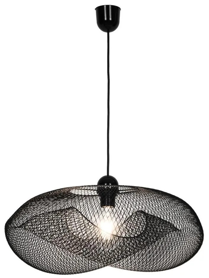 Zuma Line P18230-D60-BK - Luster na lanku ALICE 1xE27/60W/230V