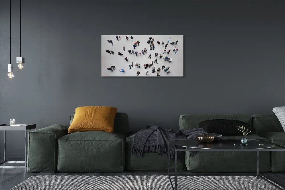 Obraz canvas Ľudia vták letu 120x60 cm