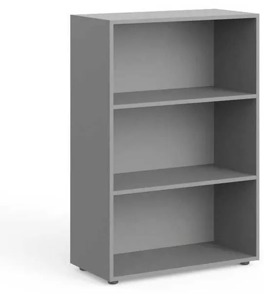 Stredná skriňa Manager 79,9 x 40,4 x 119,5 cm, sivá