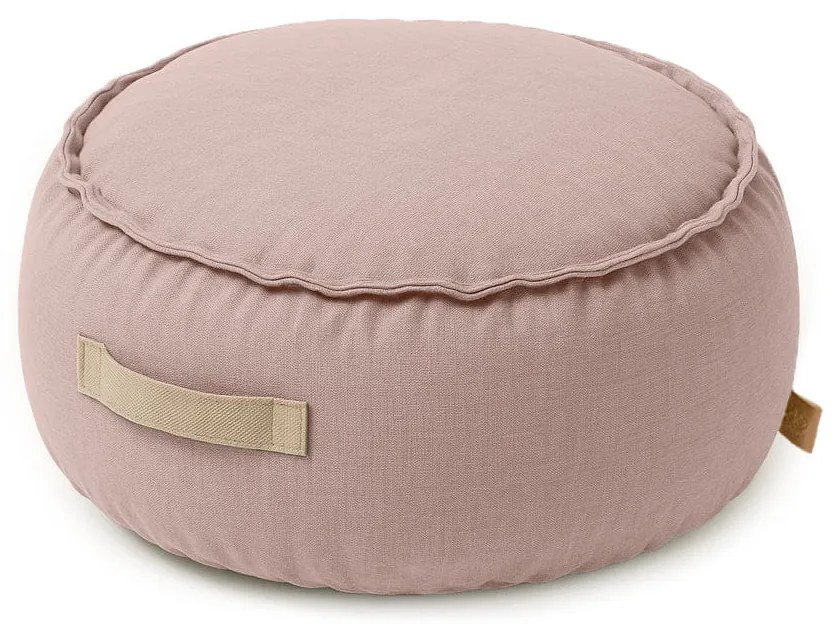 Okrúhly sedací vak Outzy, rosy-dune-pink