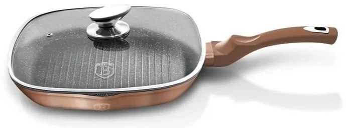 BERLINGERHAUS BH-1610 Metallic Line grilovacia panvica s pokrievkou