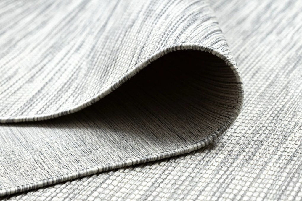 Šnúrkový koberec SIZAL PATIO 2778 Plocho tkaný, sivý