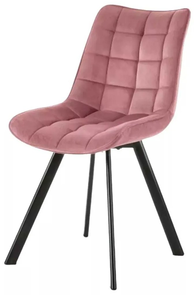 LuxuryForm DESIGN Stolička ORLEN VELUR - ružová