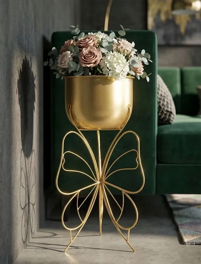 Stojan na květiny Farfy zlatý
