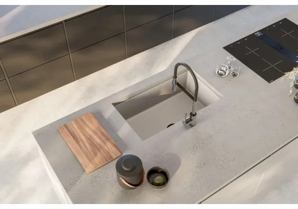 ALVEUS 1150058 - Kuchynský drez OMNI 75x45 cm granit/biela