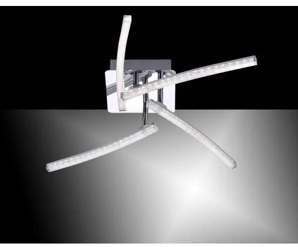 Leuchten Direkt 11291-17 - LED Prisadený luster SIMON 4xLED/3W/230V lesklý chróm