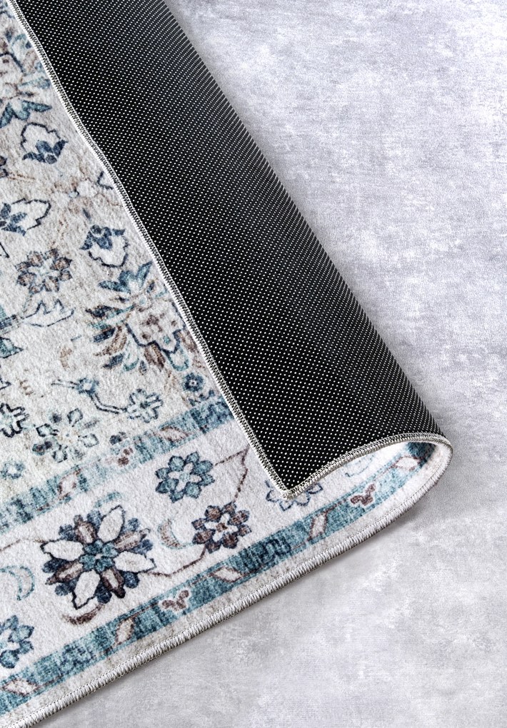 ELLE Decoration, Kusový koberec Imagination New 106042 Cream/Blue z kolekcie Elle, 80x150, modrá, obývacia izba