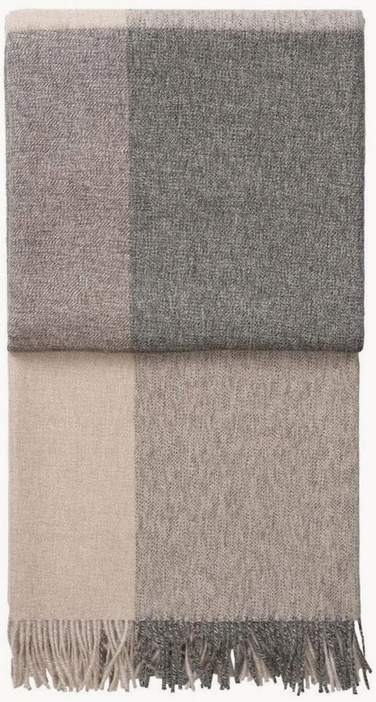 Deka z vlny baby alpaky Blocks