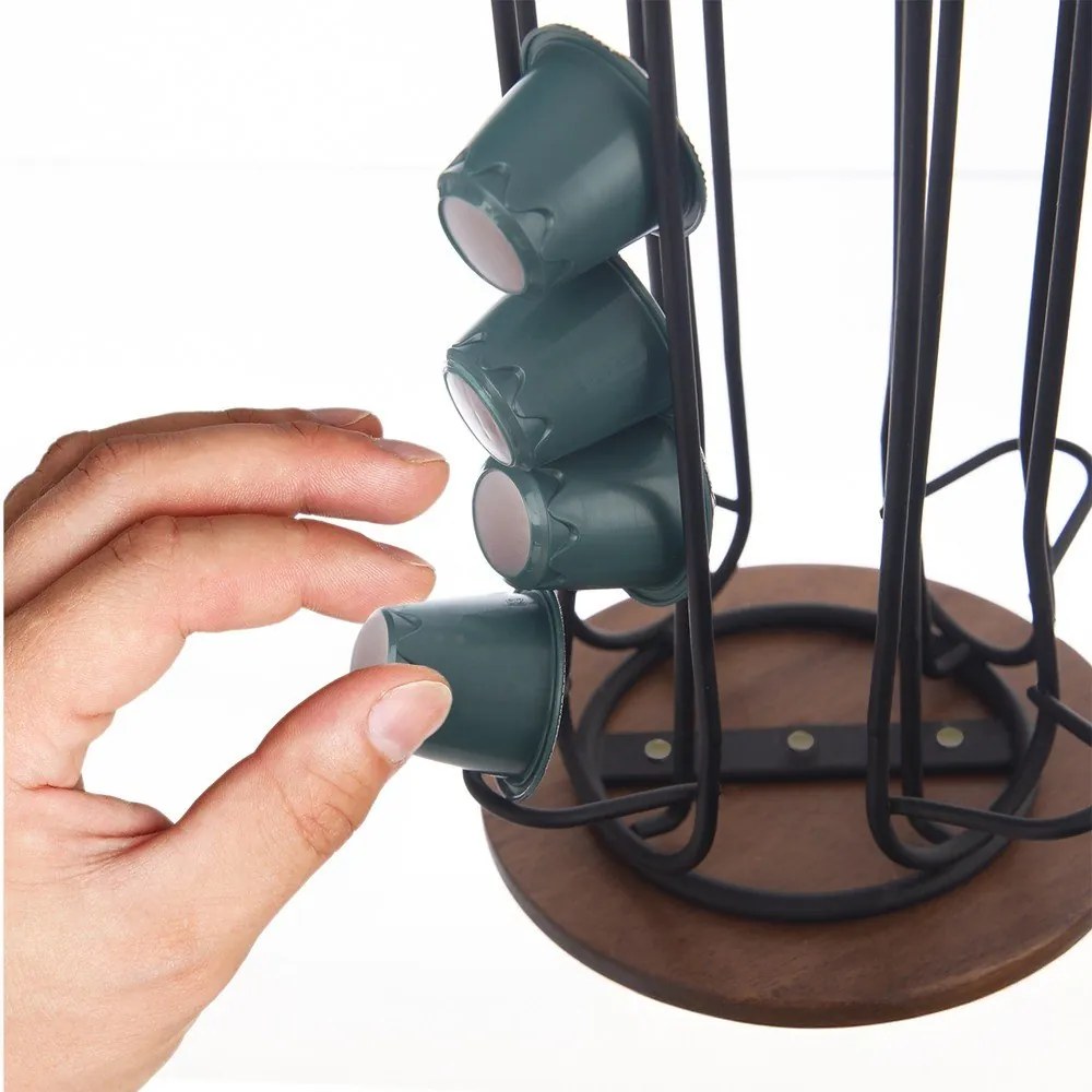 Čierny stojan na kapsule Radka – Orion