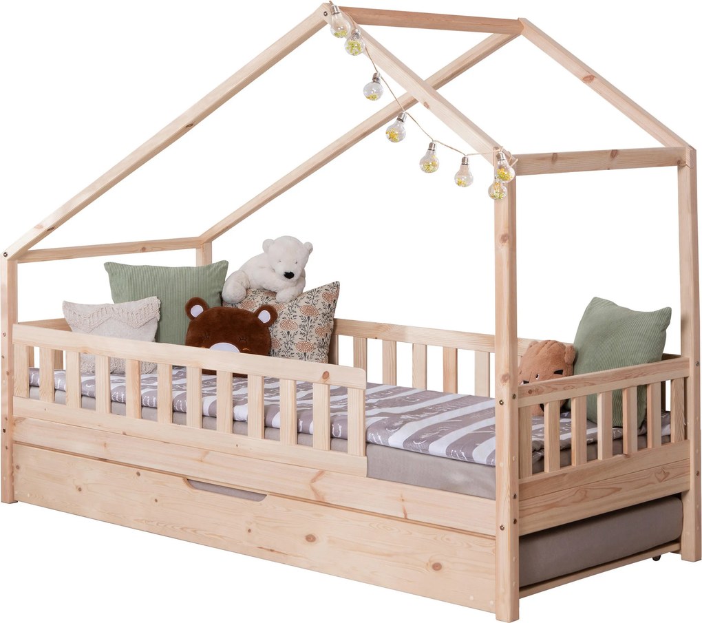 XXXLutz DOMČEKOVÁ POSTEĽ, 120/200 cm prírodná farba Livetastic - Detské izby - 000406008180