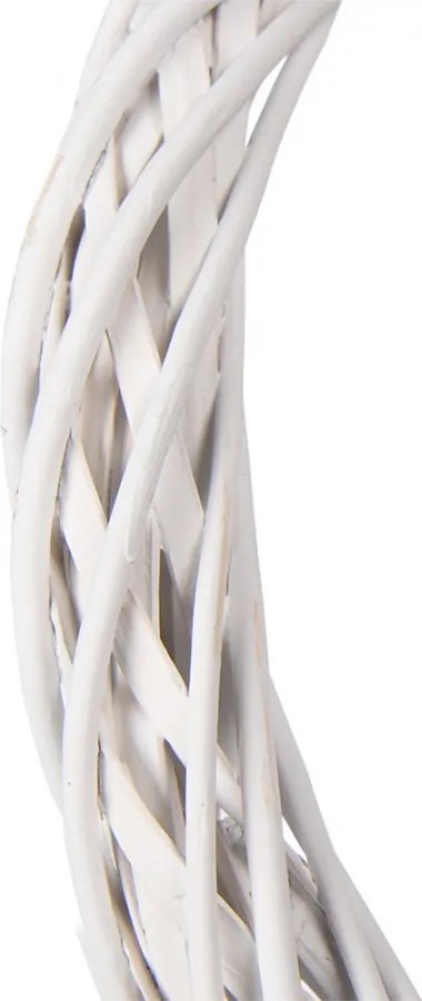 Biely antik ratanový veniec Wreath Rattan XXS - Ø 10*2 cm