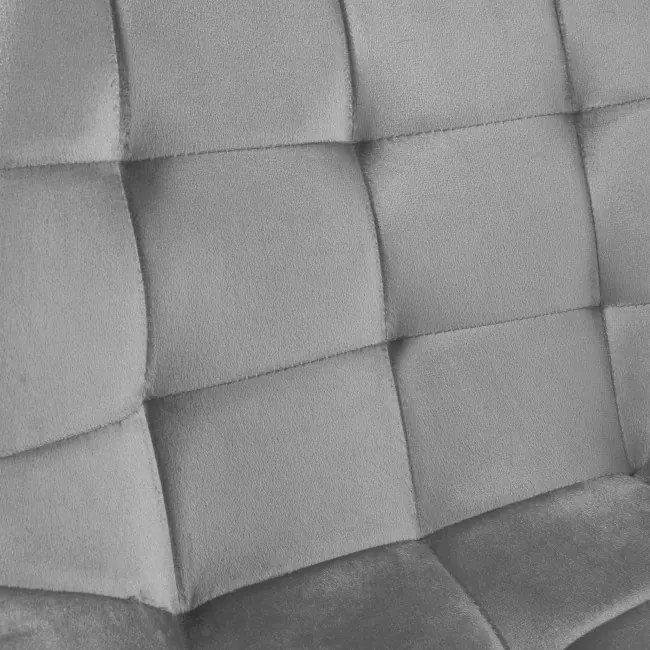 Jedálenská stolička NORMAN zamatová, grafitová