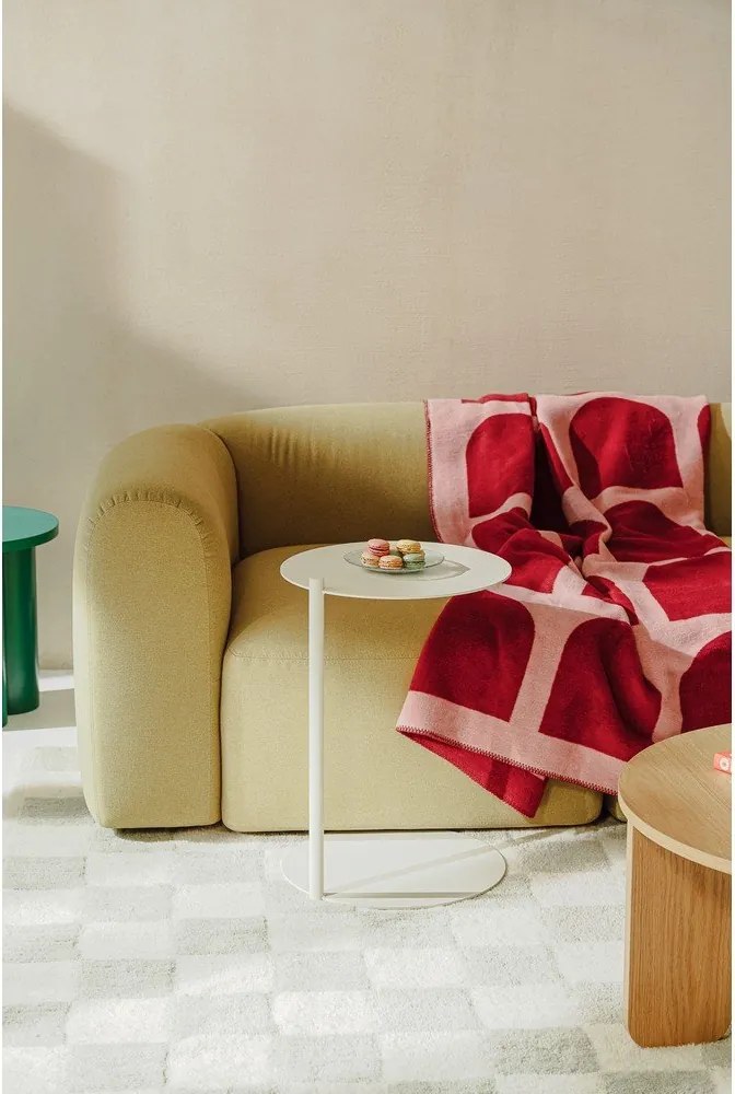 Oceľový okrúhly odkladací stolík 41x40 cm Ande – noo.ma