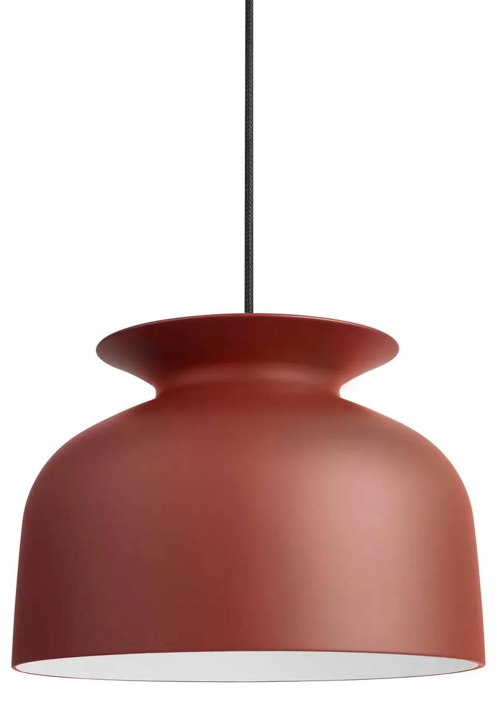 GUBI Ronde závesná lampa Ø 40 cm hrdzavočervená