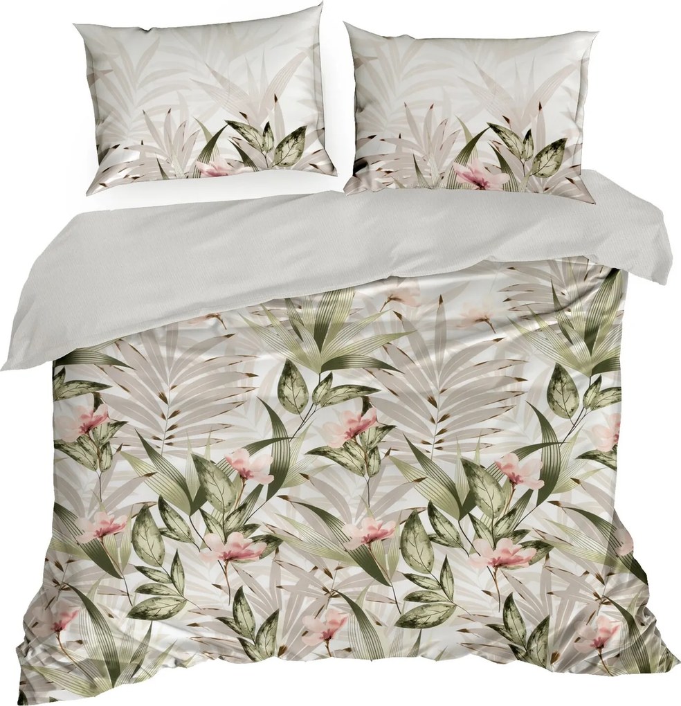 SATÉNOVÉ OBLIEČKY SPRING08 200X220 CM, 2KS 70X80 CM VZOROVNÉ