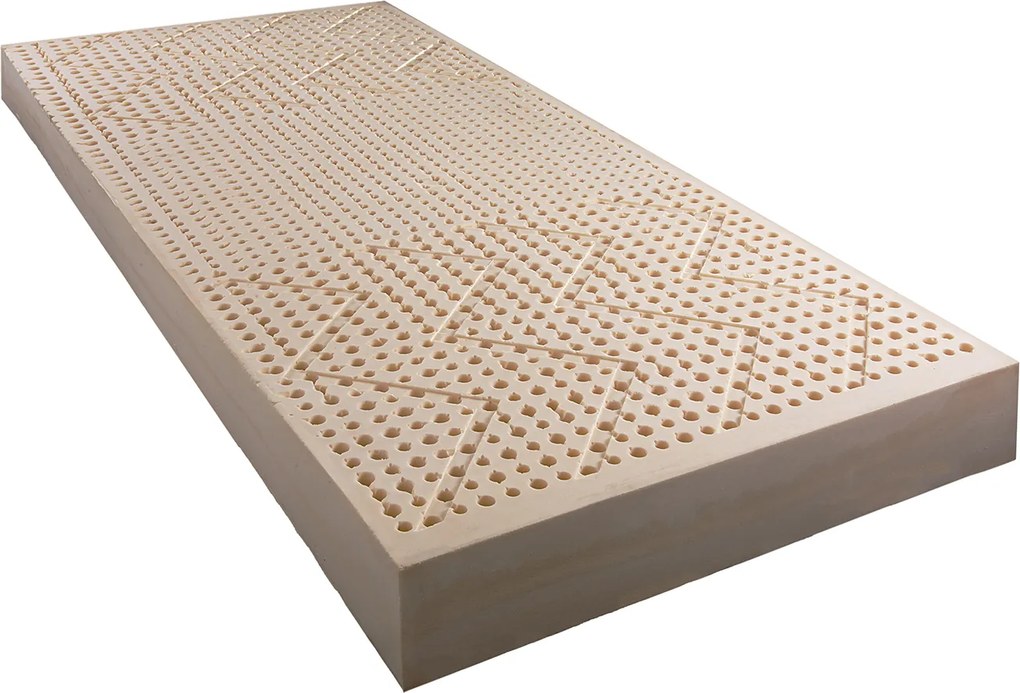 Novaya Latexový matrac EKO 100% prírodný (multizónový) Rozmer: 200x140, Poťahová látka: Bio Cotton, Tvrdosť matraca: Stredne Tvrdý (72-77 kg/m3)