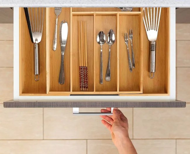 Organizér na príbory IKAR bambusový