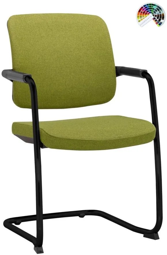 RIM Konferenčná stolička FLEXi FX 1171 čalúnenie URBAN, JET BIOACTIVE, TONAL